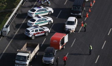 İstanbul’da jandarmadan helikopter destekli yılbaşı denetimi