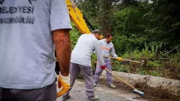 Beykoz’da Yağmur Suyu Altyapı Çalışmaları Hız Kazandı